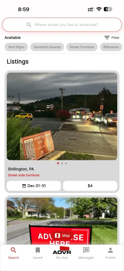 ADVR — app screenshot