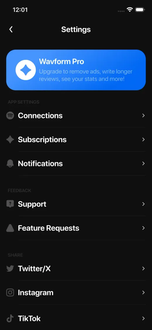 Wavform — screen 5